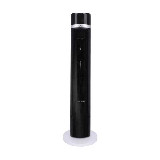 Ventilador de Torre Midea Cool Elegance 48″ MTF18TR‑CA | Blanco y Negro | 3 Velocidades | Oscilación 60° | Control Remoto