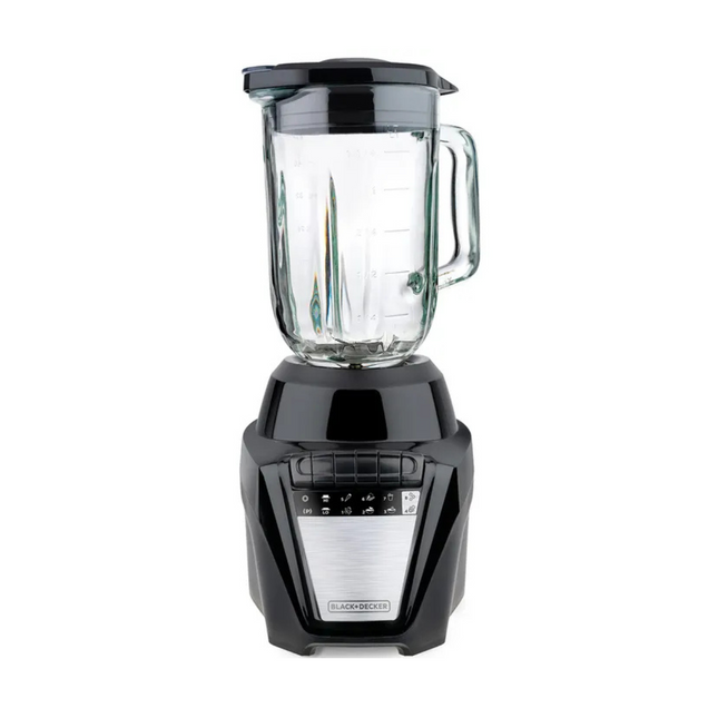 Licuadora Black+Decker BL0876‑4BDLA Ice Crush (Digital) | 700 W | 8 Velocidades + Pulso | Jarra Vidrio 1.25 L | Acero Inoxidable | Digital