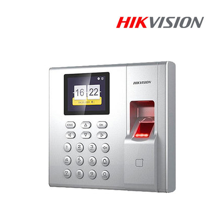 Control de Acceso Hikvision DS-K1T8003EF | Terminal de Acceso por Huella Digital con Pantalla LCD de 2.4 Pulgadas | EM Incorporado