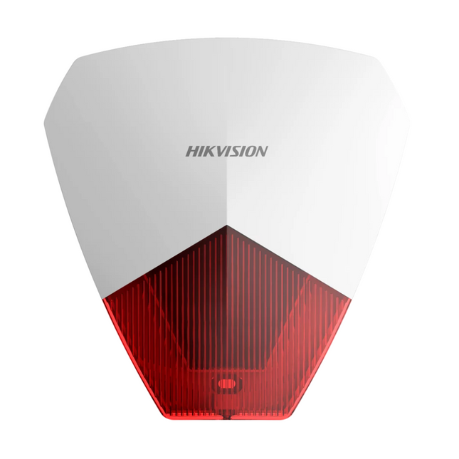 Sirena Cableada Hikvision DS-PS1-R | 105dB a 30cm | Sonido y Luz LED