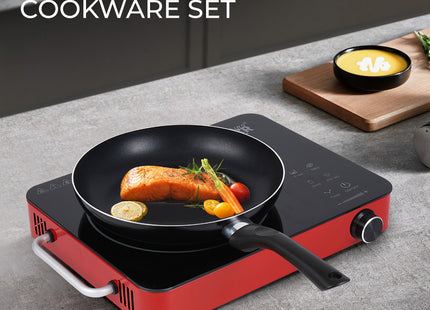 Set de Sartenes Winning Star, ST-5217, Aluminio, 3 Piezas