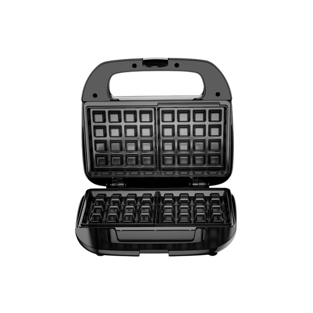 Wafflera Black+Decker WM120B | Placas Anti‑adhesivas | 760 W | Asa Fría | Vertical Storage