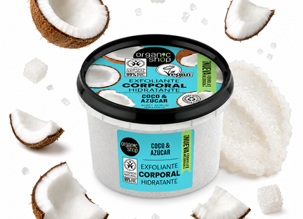 Organic Shop Exfoliante corporal hidratante coco 250 ml