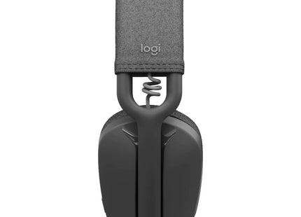 Headset Logitech Zone Vibe 100 vista de controles on-ear en detalle