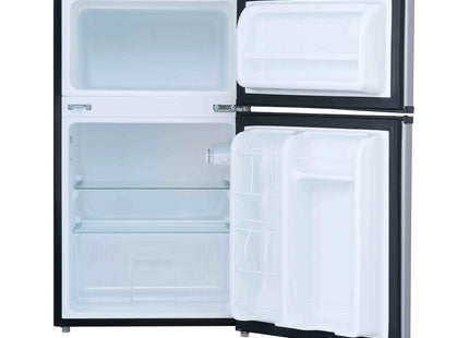 Refrigerador Mini Bar Midea MDRT87CCDLS-CA | 3.4 pc | Top Freezer | Puerta reversible