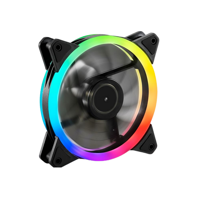 Abanico Gaming Sharkoon RGB Fan Blades | 120mm | PWM | Silencioso | Iluminación RGB