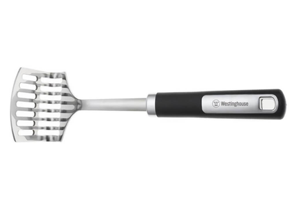 Westinghouse WCKT0081008 Triturador de Papa de Acero Inoxidable de 27 cm con Mango Negro