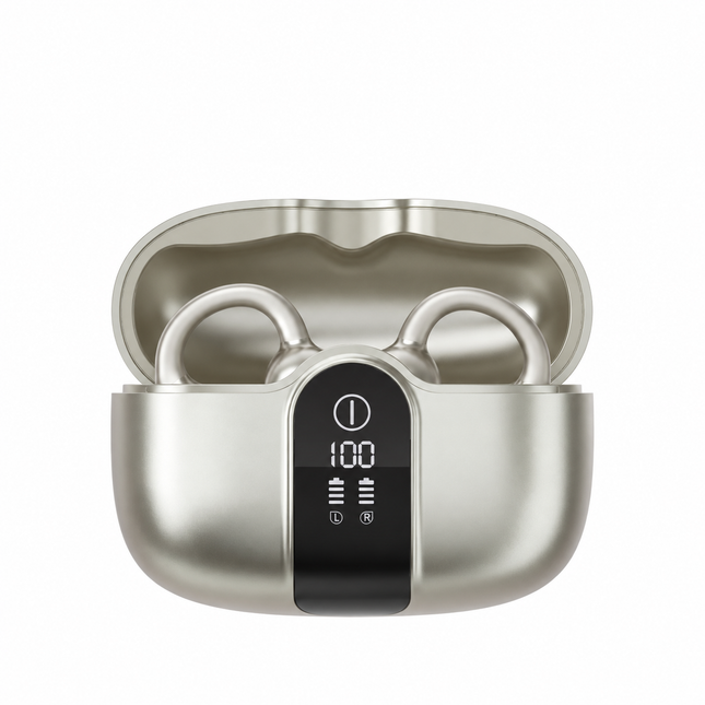 Blackview Audífonos inalámbricos IPX5 ENC dorado, AirBuds 15