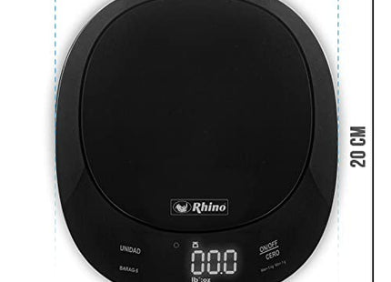 Rhino BARAG-5 Báscula de Cocina Contra Agua 5 kg 1 g