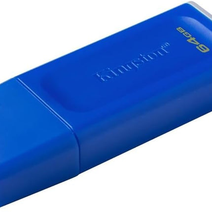 Memoria USB Kingston DataTraveler Exodia | 64GB | USB 3.2 Gen 1 | Azul | KC-U2G64-7GB