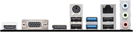 Slot M.2 para SSD y capacitores de la placa base MSI PRO H610M-G DDR5