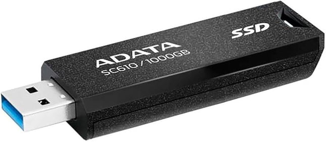 Unidad SSD Externa ADATA SC610 | 2TB | USB 3.2 Gen2 | Negro