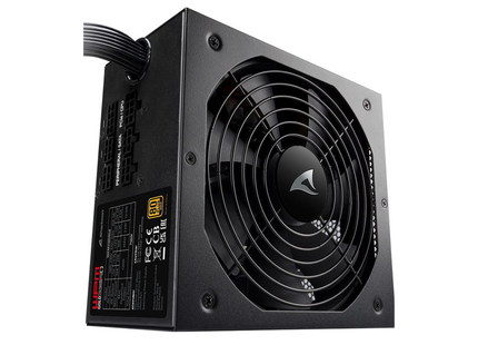 Fuente de Poder Sharkoon Shark WPM Gold Zero 750W | 80 Plus Gold | 750W | Semimodular | Negro