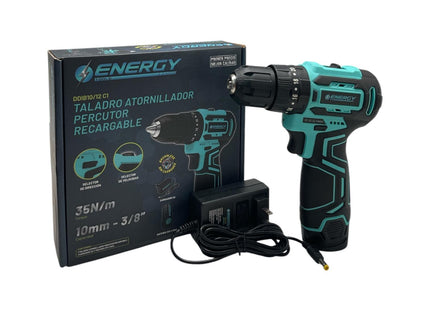 Energy DDIB10/12 C1 Taladro Percutor Atornillador Recargable 12 V 10 mm / 3/8"