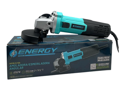 ENERGY Esmeriladora angular 4-1/2" 800W, AG115/120