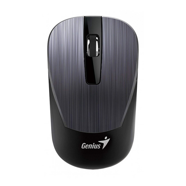 Mouse Genius RS2 NX-7015 | Inalámbrico | Con Receptor USB | 1600 DPI | Diseño Metálico