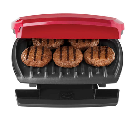 George foreman parrilla tipo grill 5 porciones roja GR350FR-LA
