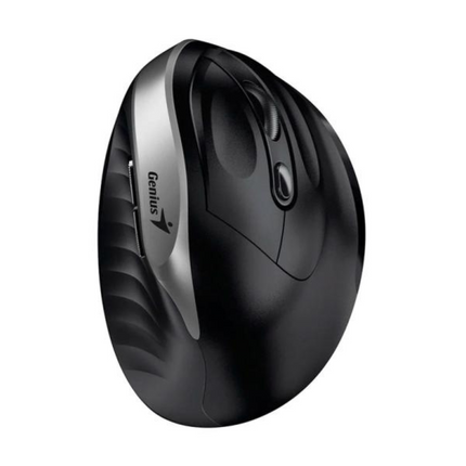 Mouse Genius RS2 Ergo 8250S | Inalámbrico | Receptor USB | 1600 DPI | Diseño Ergonómico | Negro