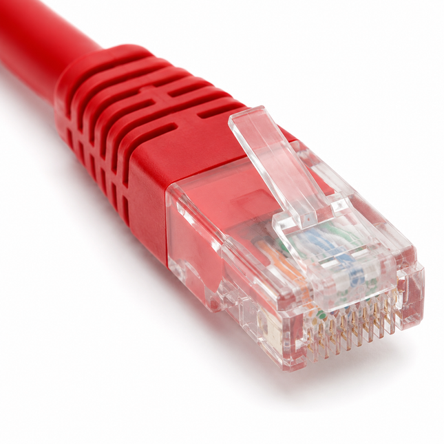 Panduit TX6A-28™ UTP28X1RD Patch Cord Cat 6A UTP de 1 Pie, 28 AWG, RJ45, Rojo