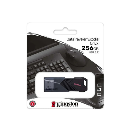 Memoria USB Kingston DataTraveler Onyx | 256GB | USB 3.2 Gen 1 | Velocidad Alta | DTXON/256GB