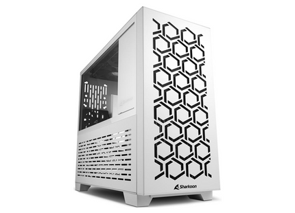 Case Sharkoon MS-Y1000 WH MATX | Media Torre | Blanco | Panel Lateral de Vidrio Templado