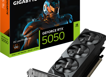 Gigabyte GeForce RTX 5050 OC Low Profile 8G - vista frontal