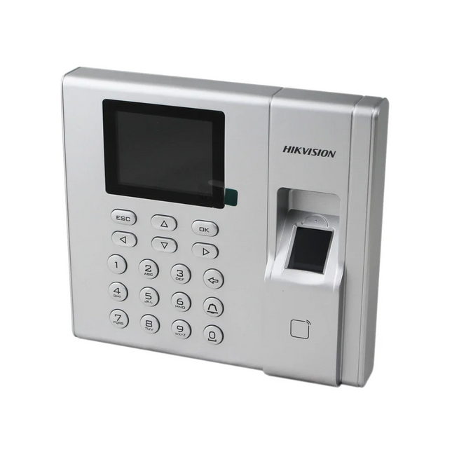 Control de Acceso Hikvision DS-K1T8003EF | Terminal de Acceso por Huella Digital con Pantalla LCD de 2.4 Pulgadas | EM Incorporado