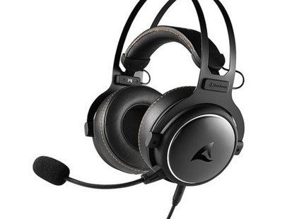 Headset Sharkoon Skiller SGH50 | 3.5 mm | Sonido Hi-Res | Micrófono desmontable | Almohadillas intercambiables