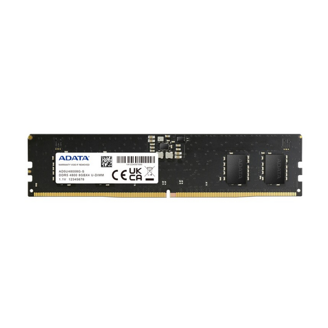 Memoria RAM ADATA Premier DDR5 | 8GB | 4800MHz | UDIMM | CL40 | 1.1V | On-die ECC