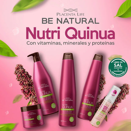 Acondicionador Nutritivo Quinua 350ml Placent Life | Para fortalecer y suavizar el cabello débil o procesado