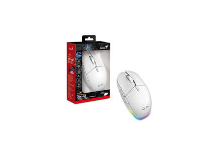 Mouse Gaming RGB Genius Scorpion M8250 | Inalámbrico Bluetooth + Receptor | 12000 DPI | 7 Botones | Retroiluminación RGB