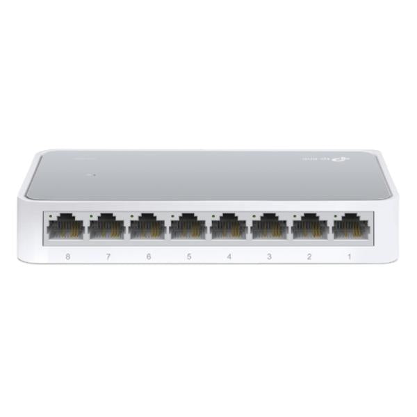 Switch TP-Link TL-SF1008D | 8 Puertos 10/100 Mbps | Plug and Play | Compacto y Eficiente
