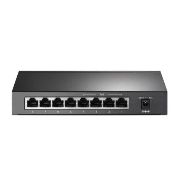 Switch TP-Link TL-SF1008P | 8 Puertos 10/100 Mbps | 4 Puertos PoE+ | Plug and Play | 57W PoE Total