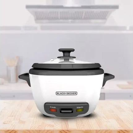 Black + Decker olla arrocera 14 tz cocidas blanca RC514