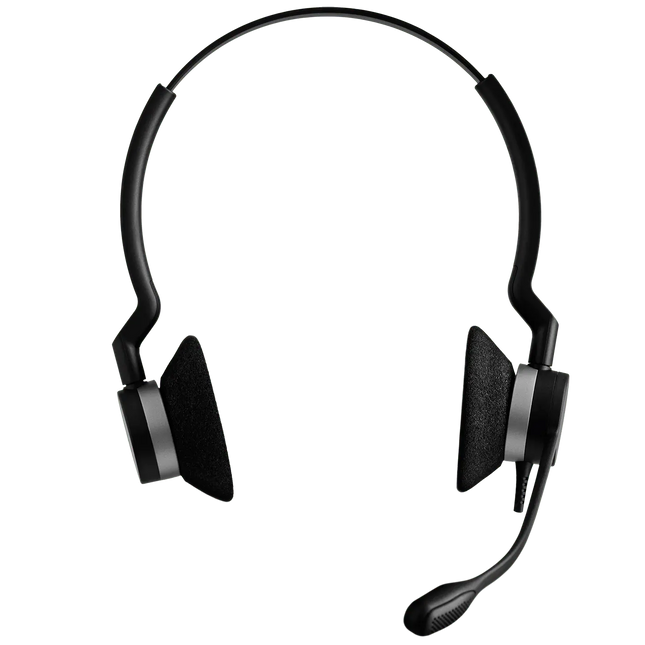 Jabra Biz 2300 Duo USB-A UC Headset Alámbrico con Micrófono de Cancelación de Ruido