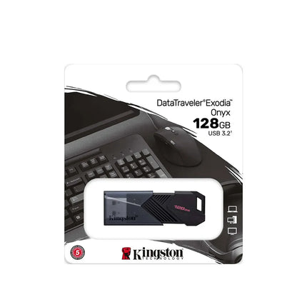 Memoria USB Kingston DataTraveler Onyx Exodia | 128GB | USB 3.2 Gen 1 | DTXON/128GB