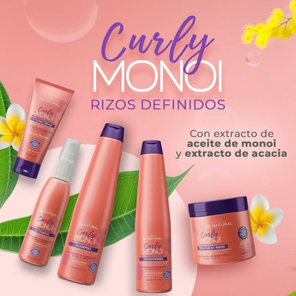 Acondicionador Curly Monoi 1000ml Placent Life | Para definir y nutrir rizos sin frizz