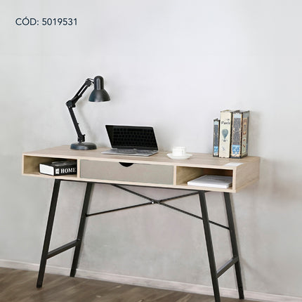 Kenneth Cole escritorio color roble 120x48x76 cm KCWF202108-O