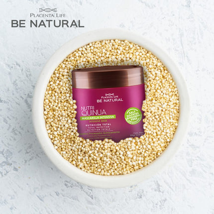 Mascarilla Nutritiva Quinua 350 g | Placenta Life | Nutre, fortalece y aporta brillo extremo con proteína de quinua
