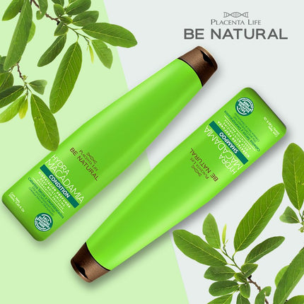 Shampoo Hidratante Macadamia Placent Life | 350ml | Hidratación profunda para cabello reseco o sin brillo