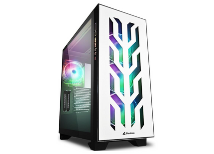 Case Sharkoon ELITE SHARK CA300T | Mid Tower | ATX | White | Vidrio templado | ARGB
