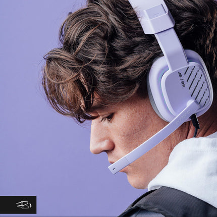 Headset Gaming Logitech Astro A10 Gen 2 | Lila | Sonido Envolvente | Micrófono Flip-to-Mute
