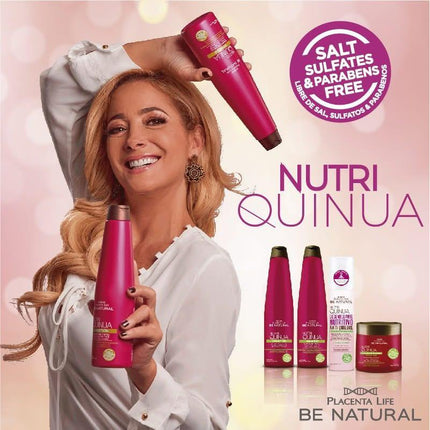 Acondicionador Nutritivo Quinua 1000ml Placent Life | Para nutrir y fortalecer el cabello seco o dañado