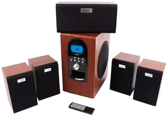 Sistema de Sonido 5.1 Genius SW-HF5.1 6000 II | 200W RMS | Subwoofer 8” | Bluetooth | Control Remoto