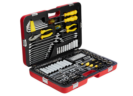 STANLEY R99-150LA Juego de Herramientas Racing 150 Piezas 1/4", 3/8" y 1/2"