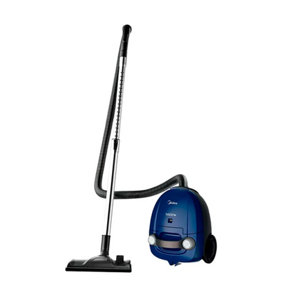 Aspiradora Midea Canister MC11SA2B‑CA | 1400 W | Bolsa 1.5 L | Negro