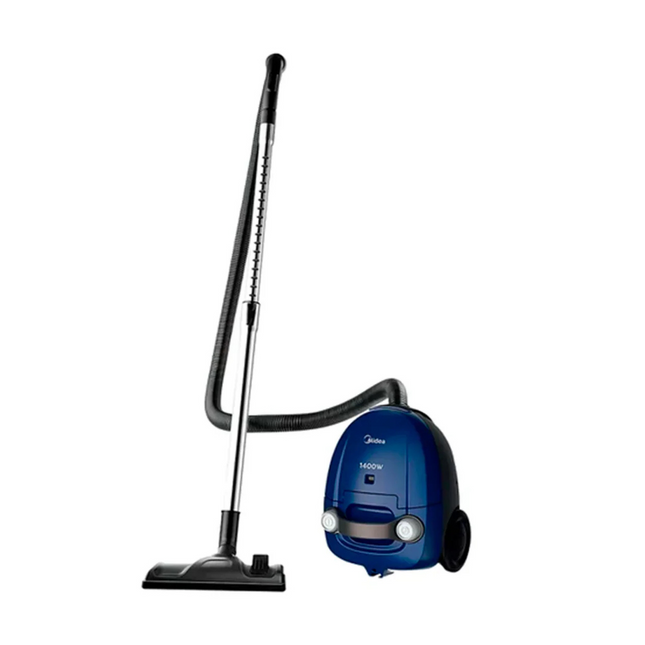 Aspiradora Midea Canister MC11SA2B‑CA | 1400 W | Bolsa 1.5 L | Negro