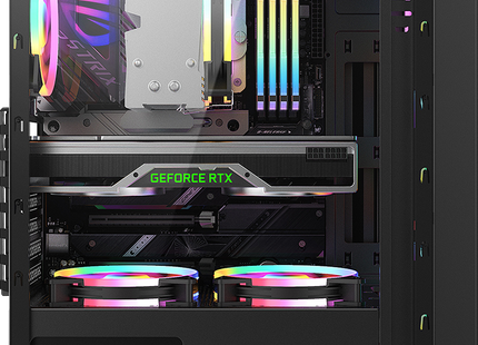 Case Gamer Formula V Line Mana Black AR 4711401662815 | ATX Micro-ATX Mini-ITX | RGB | 4 Ventiladores ARGB 120mm