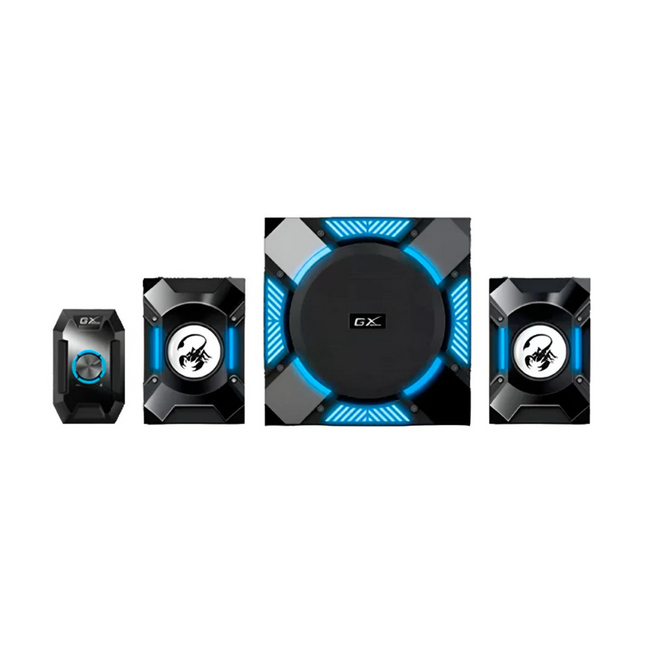 Parlantes Genius SW-G2.1 1200 | Sistema de Sonido | Subwoofer | 36W RMS | Conexión RCA | 3.5mm