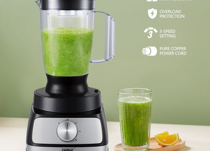 Winning Star Procesador de Alimentos 7 en 1 de 1.5L 400W, ST-2372